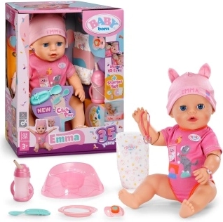 Păpușă interactivă BABY born Emma cu mână magică 43 cm