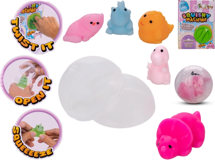 Figurine kawaii elastice – set de 6 buc.