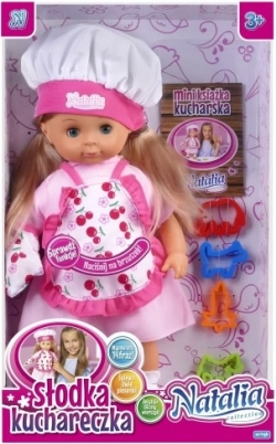 Păpușa Natalia Bucătăria Dulce 42 cm