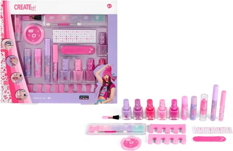 Create It! set de machiaj neon și sclipitor pentru copii