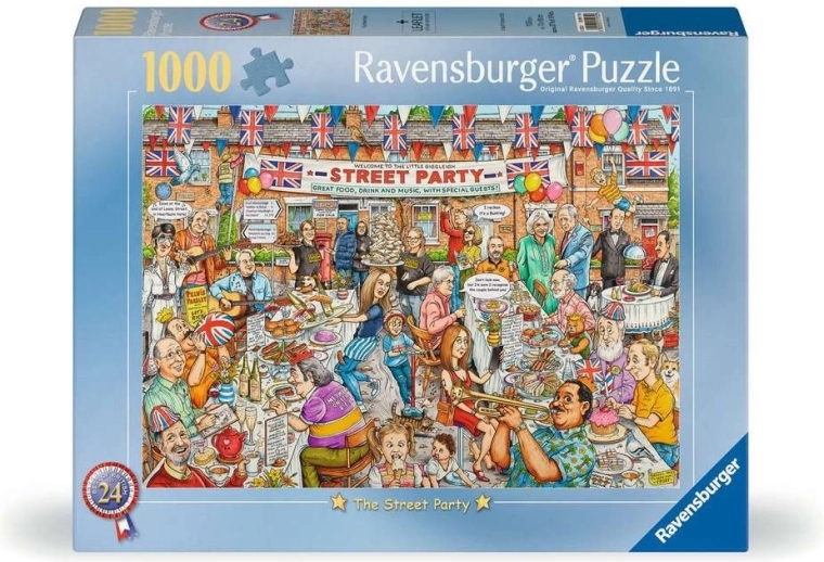 Puzzle Ravensburger Best of British: Sărbătoare pe stradă 1000 de piese