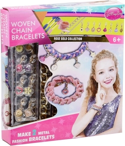 Set creativ DIY pentru realizarea de brățări și bijuterii