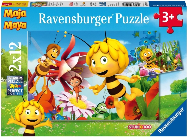 Puzzle Ravensburger Albinuța Maia 2x12 piese