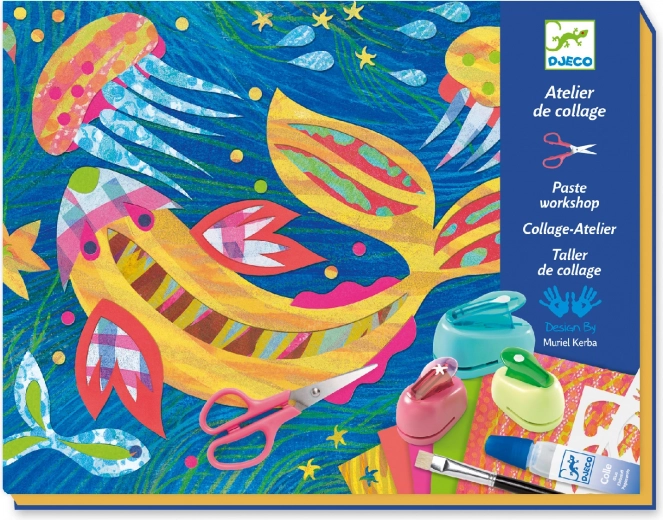 Colaje creative de hârtie Djeco