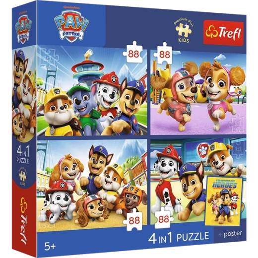 Patru puzzle-uri într-un singur pachet