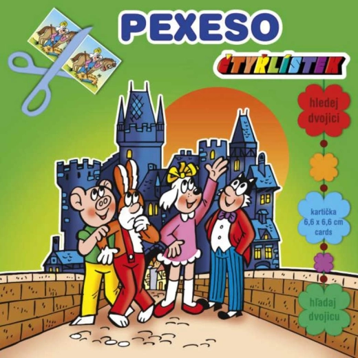 Akim pexeso Čtyřlístek cartonașe maxi