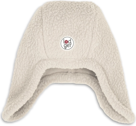 Căciulă de iarnă din fleece Lodger Teddy birch 3–6 luni
