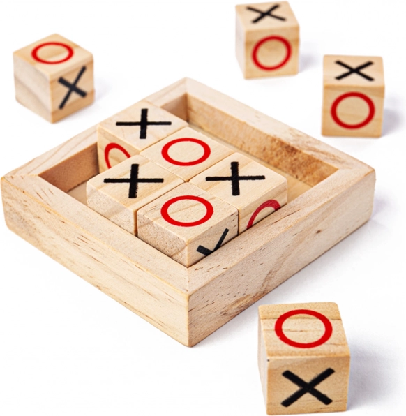 X și 0 din lemn BIGJIGS TOYS