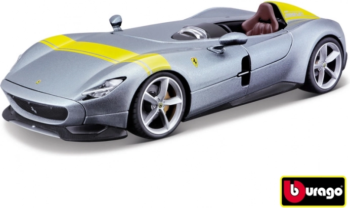 Ferrari Monza SP1 argintiu/albastru model metalic 1:24