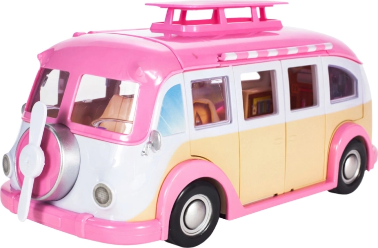 Rulotă cu elemente deschise pentru joc realist