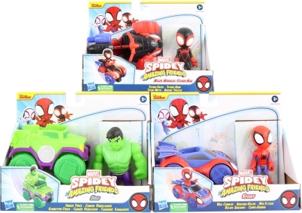 Vehicul și figurină Spider‑Man