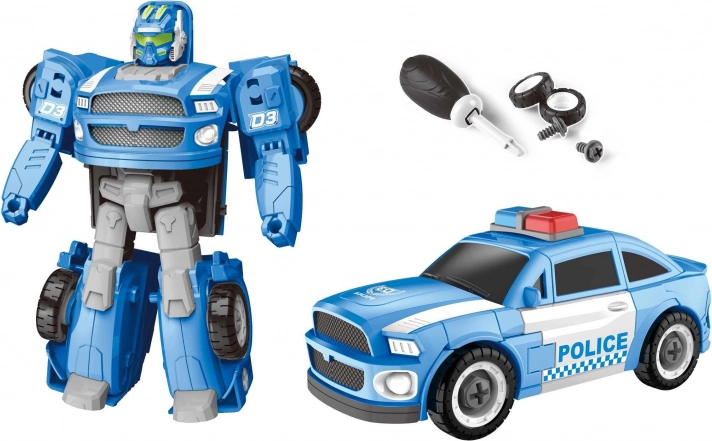 Autorobot polițienesc cu șurubelniță 15 cm
