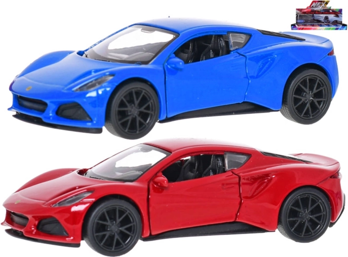 Model metalic de mașină Lotus Emira 12 cm cu mecanism pull-back - 1 bucată