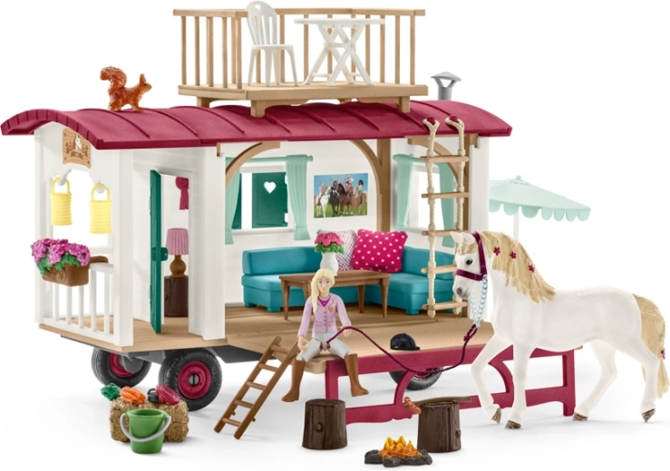 Schleich Horse Club rulotă pentru întâlniri între prieteni