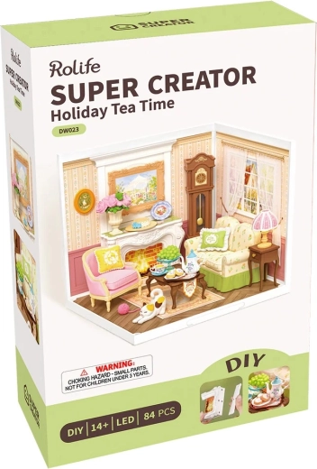 Set DIY cu 84 de piese și iluminare LED