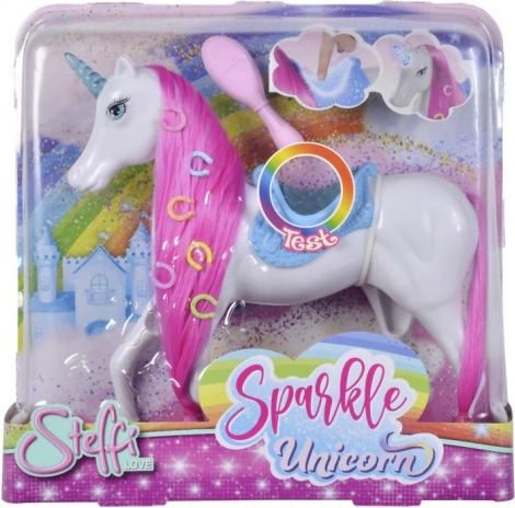Unicorn luminos pentru păpușa Steffi