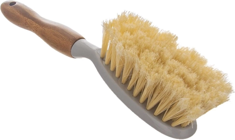 Perie ergonomică cu mâner din bambus