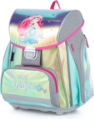 Rucsac ergonomic școlar Oxybag Ocean Rainbow