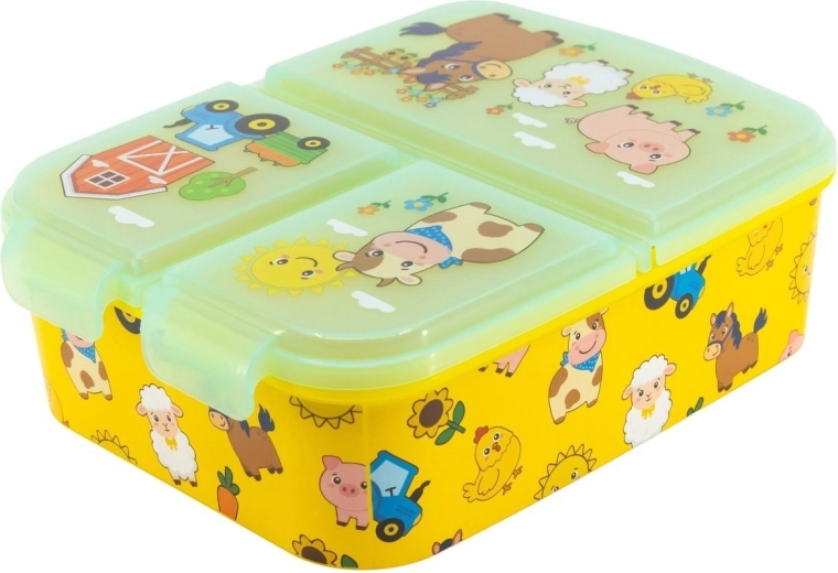 Cutie pentru gustări Stor cu compartimente – fermă