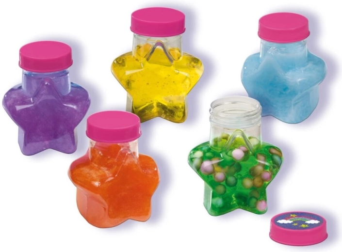 Cutiuțe stelate pentru păstrarea slime-ului
