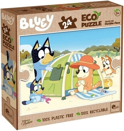 Lisciani puzzle eco față-verso Bluey, 24 de piese