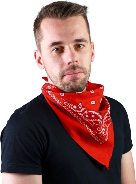 Eșarfă cowboy roșie