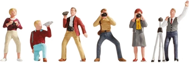 Noch set de figurine fotografi H0 (6 buc.)