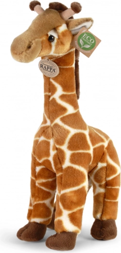 Girafă de pluș, în picioare, 40 cm – RAPPA eco‑friendly