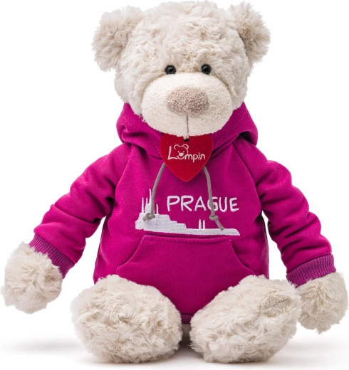 Ursulețul Spencer în hanorac roz Praga 35 cm