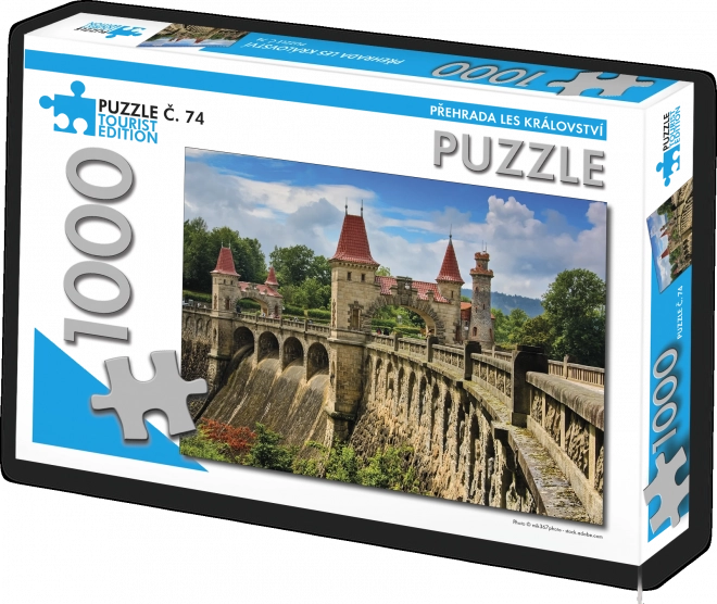 Puzzle Barajul Pădurii Regale 1000 de piese - Ediția turistică