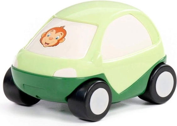Mașinuță safari verde Happy cu maimuțică