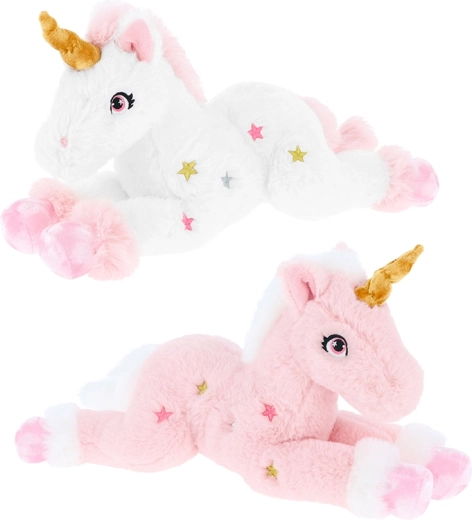Unicorn roz din pluș 35 cm