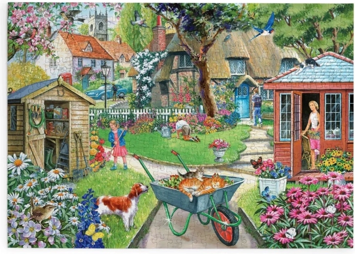 House of Puzzles Grădina înflorită – puzzle cu 500 de piese mari