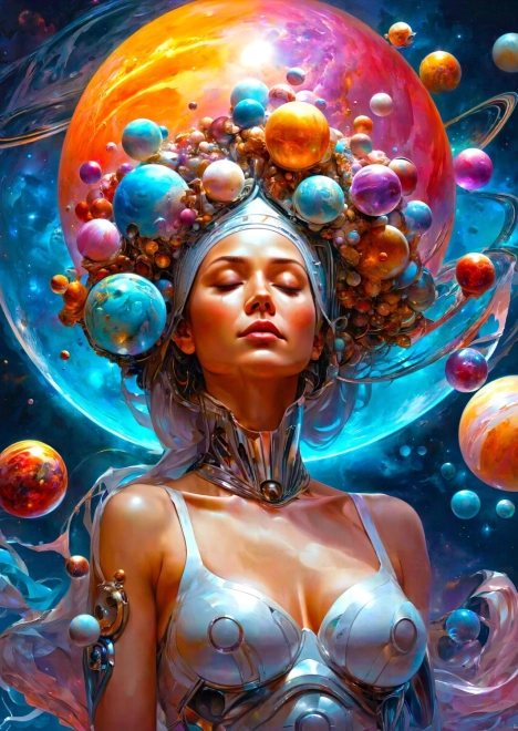 Puzzle Zeița Cosmică 1000 piese