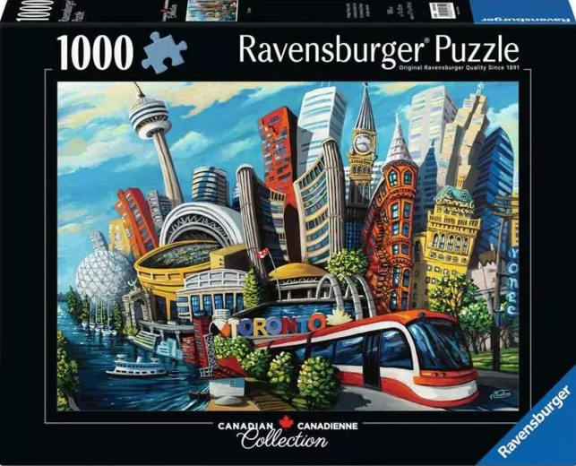 Puzzle Ravensburger Canadian Collection: Toronto 1000 de piese
