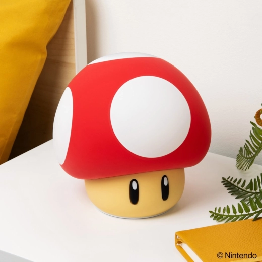 Lumină Super Mario SquishyGlo – ciupercă