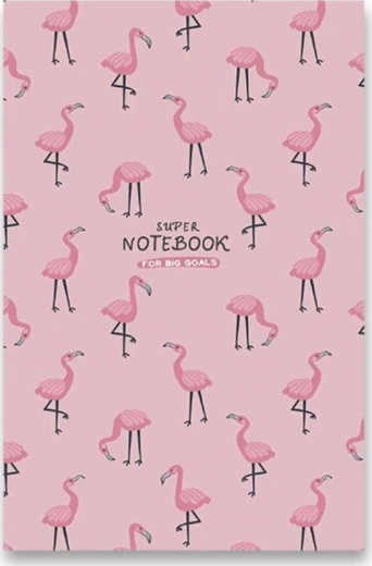 Caiet de notițe A6 Câine și Flamingo