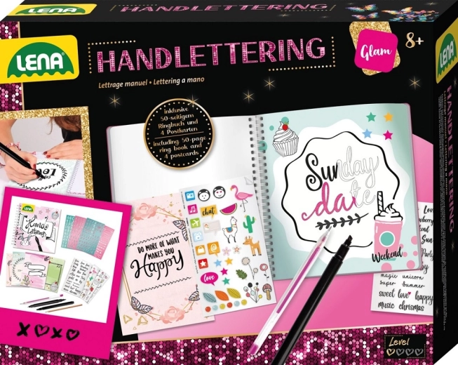 Lena Jurnalul meu Handlettering – set creativ pentru caligrafie