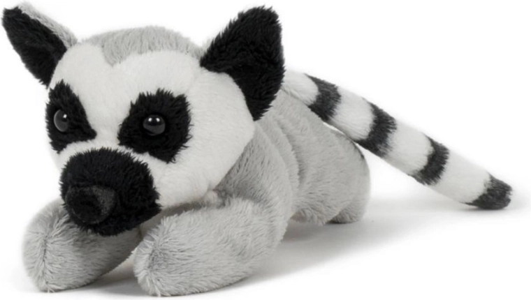 Lemur catta de pluș culcat 18 cm