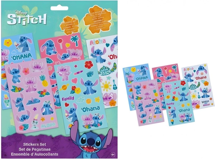 Set de autocolante Lilo și Stitch (100 buc.) - 1 bucată
