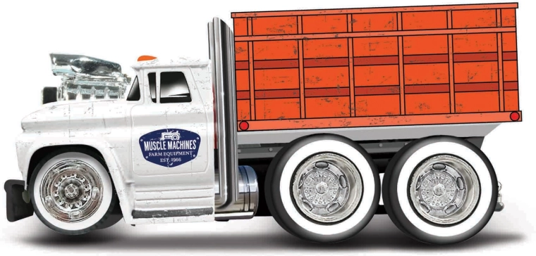 Maisto Work Rigs Chevrolet C60 camion pentru cereale Chevrolet C60 1966 1:64