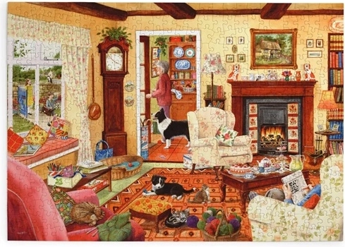 Puzzle House of Puzzles Ceaiul de la ora cinci, 500 de piese mari