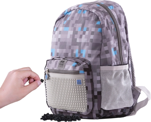 Rucsac pentru copii Pixie Crew gri-albastru