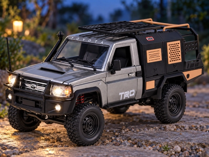 Tracțiune 4×4 și iluminare controlată de la distanță