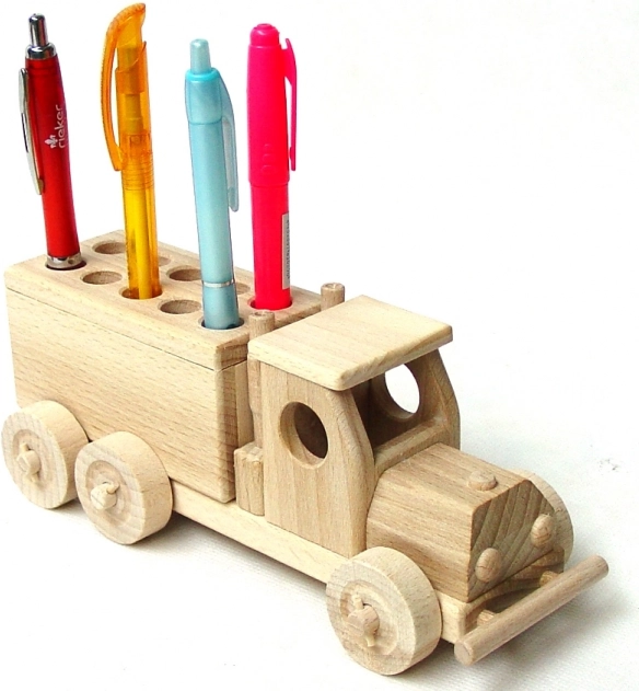 Ceeda Cavity suport din lemn pentru creioane – camion