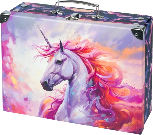 Troller pliabil pentru copii cu motiv unicorn