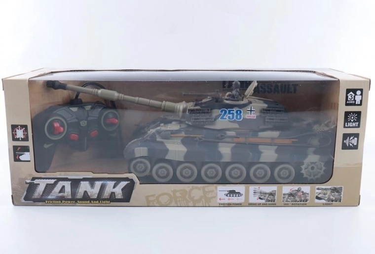 Tanc RC 1:20 cu Lumină și Sunet
