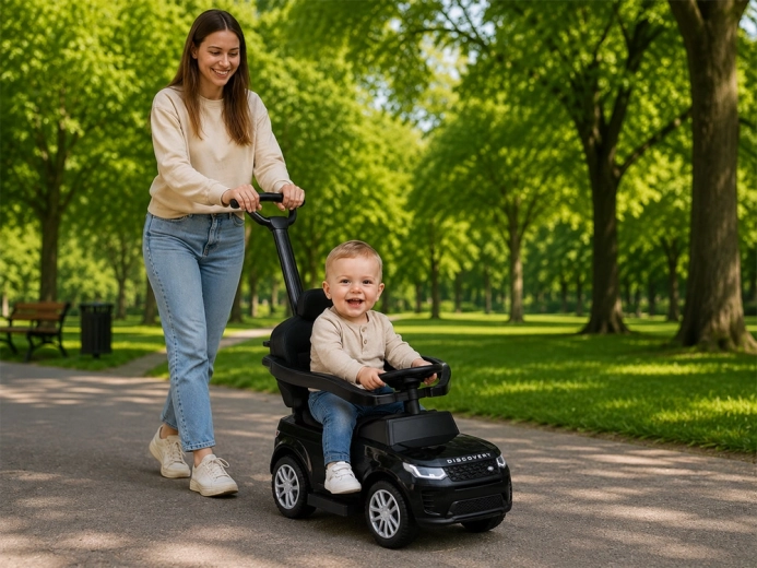 Ride-on 2în1 și cărucior de împins