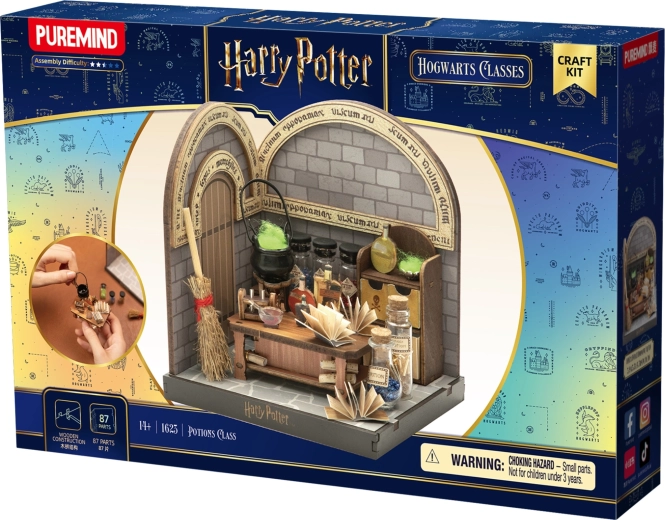 Puzzle 3D din lemn DIY de la Puremind