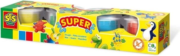 SES plastilină – set 4 culori
